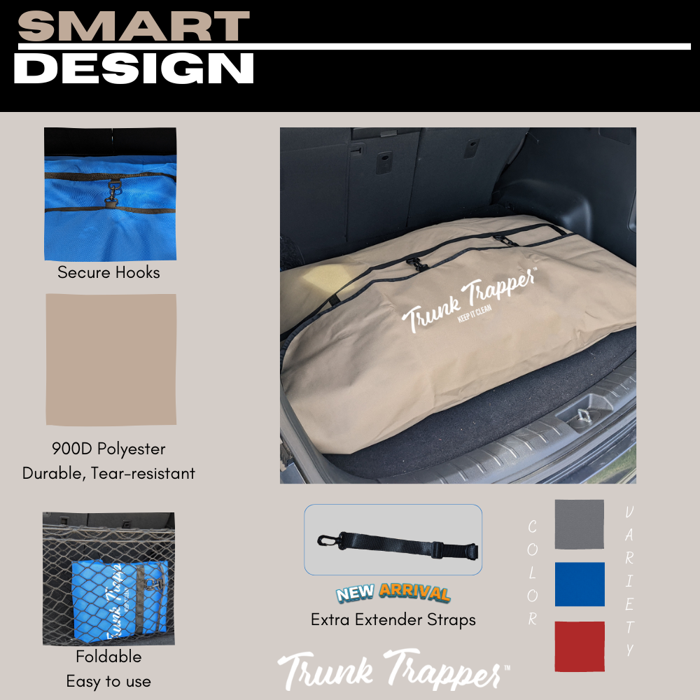 Ultimate Trunk Storage Solution: Tan Trunk Trapper Organizer