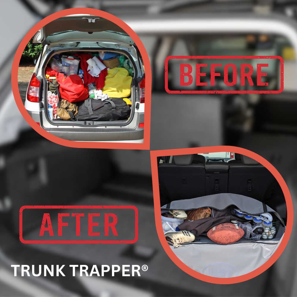 Maximize Car Space with a Gray Trunk Storage Organizer