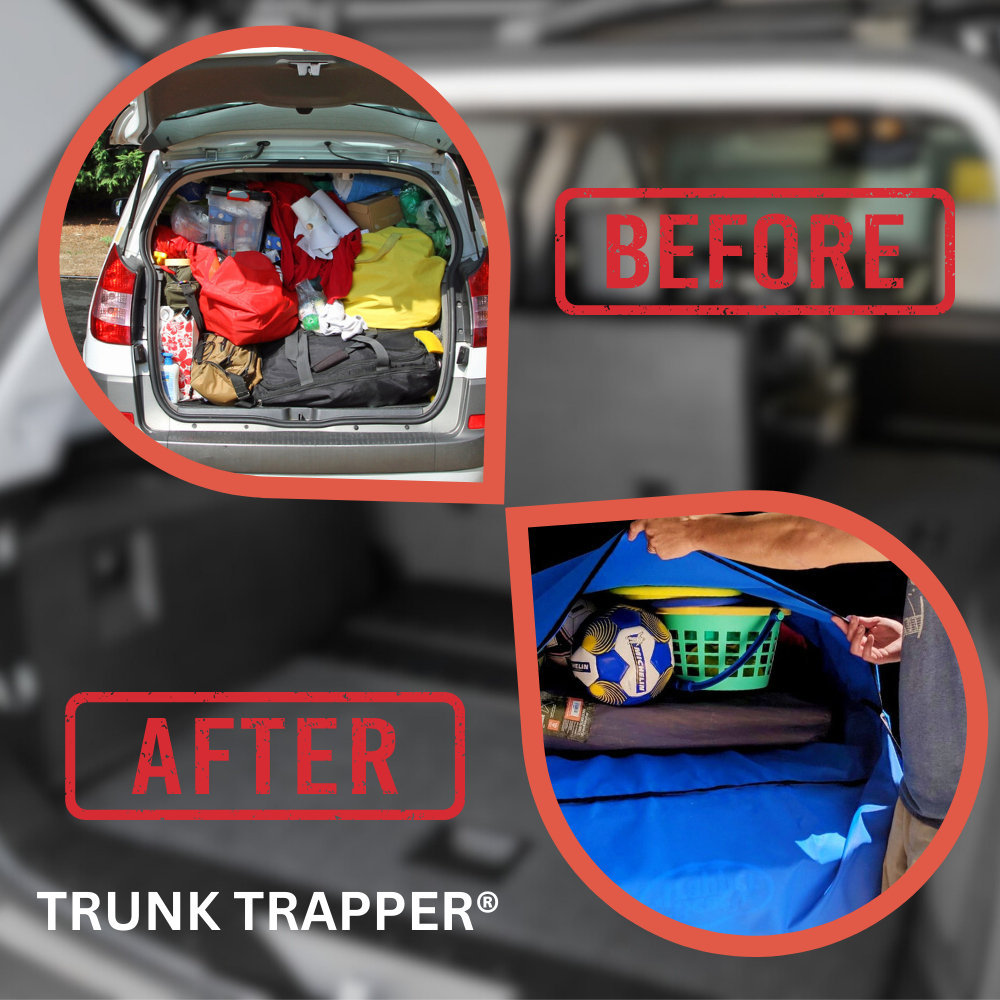 Organize Your Car with Blue Trunk Trapper: Car Storage Bag