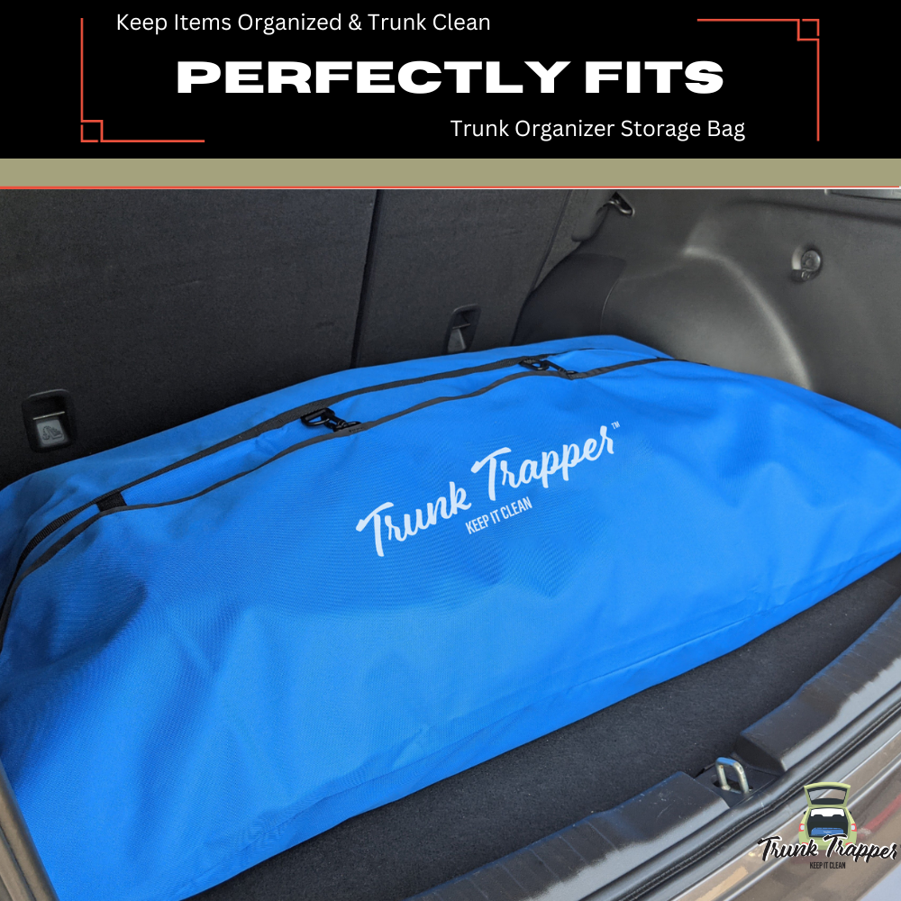 Organize Your Car with Blue Trunk Trapper: Car Storage Bag