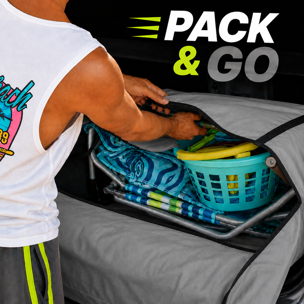 Maximize Car Space with a Gray Trunk Trapper® Storage Solution
