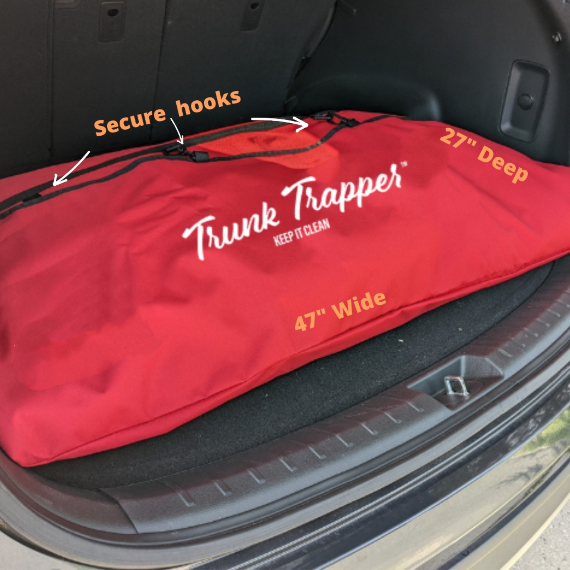 Trunk Trapper Red Trunk Organizer Bag
